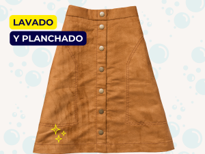 PANTALÓN O FALDA DE ANTE