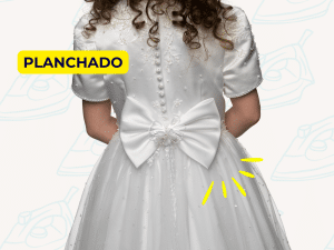 PLANCHADO VESTIDO DE COMUNIÓN